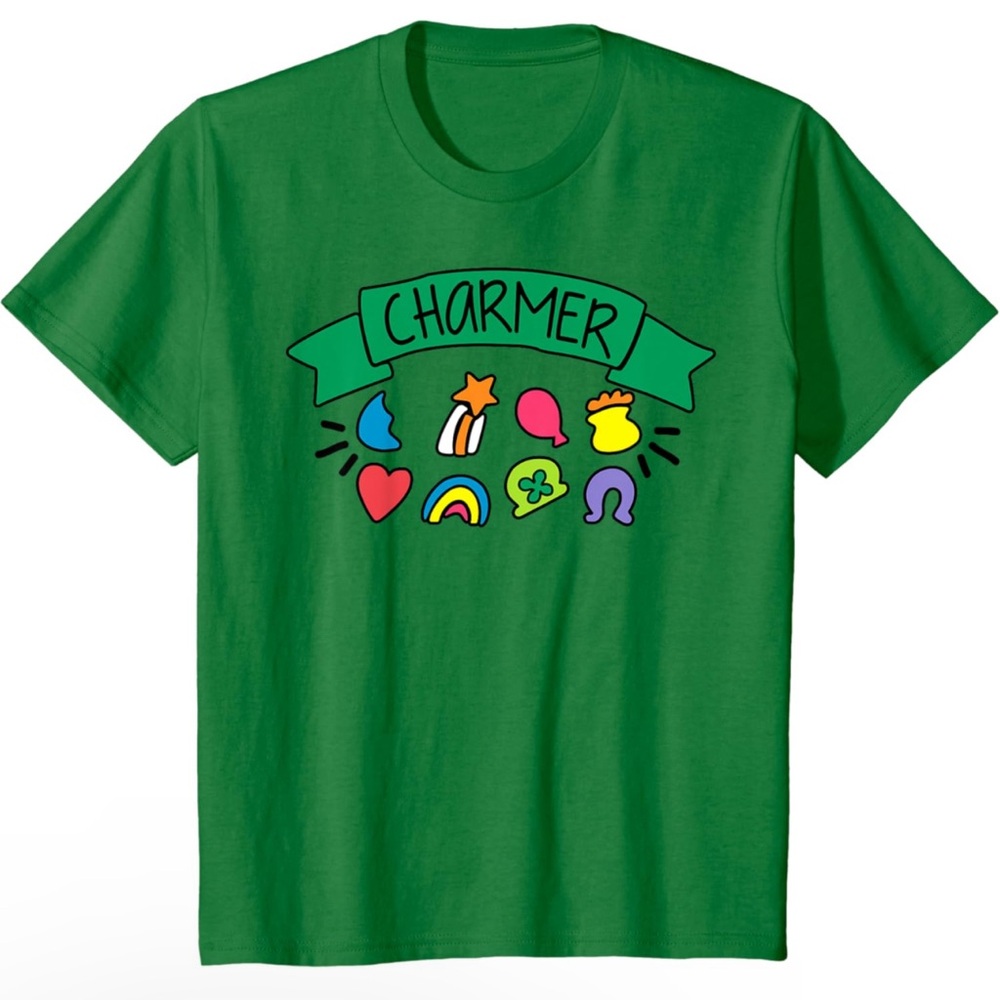 Little Kids Lucky Luck Charm Charmer St. Patrick's Day Toddler Green T-Shirt 💚✨